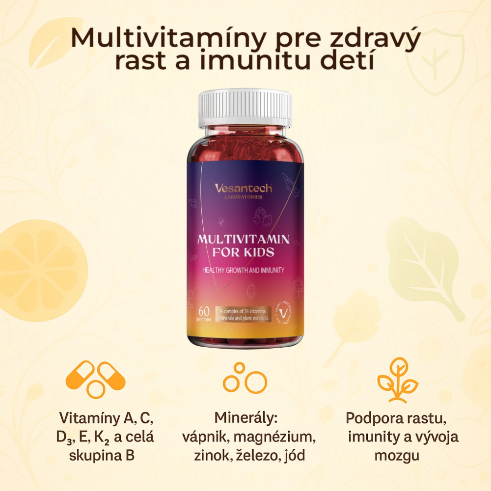 Vesantech Multivitamin for kids gummies popis